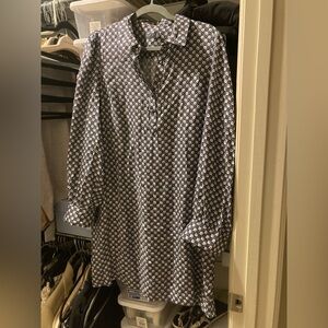 Vineyard Vines Floral Shirt Dress Sz. Large